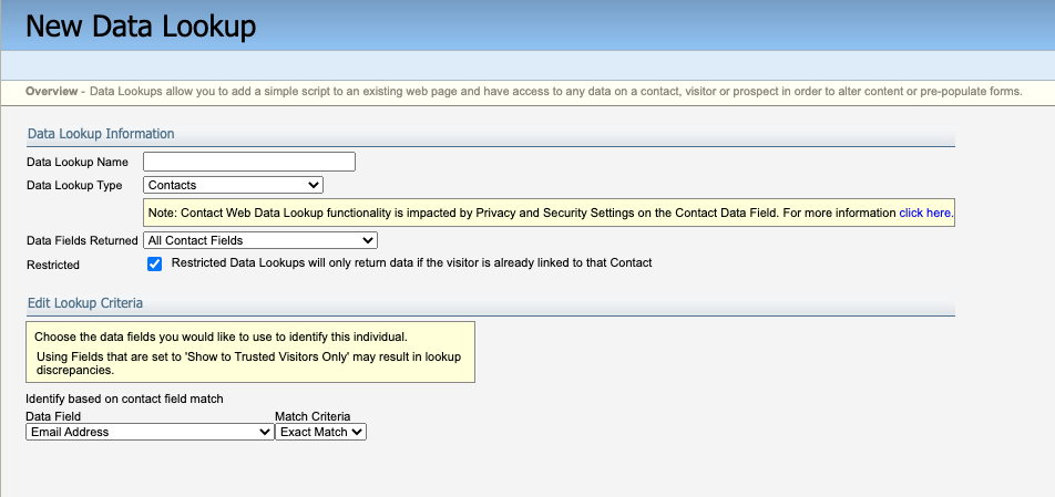 Use Eloqua Web Data Lookups to Drive Landing Page Personalization 1 Use Eloqua Web Data Lookups to Drive Landing Page Personalization