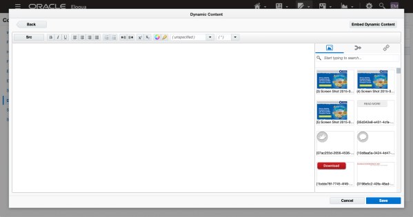 Creating Dynamic Content in Oracle Eloqua 4 Creating Dynamic Content in Oracle Eloqua
