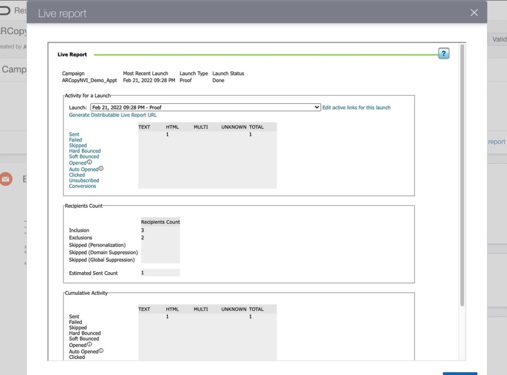 Understanding Reporting in Responsys - Relationship One 1 Understanding Reporting in Responsys - Relationship One